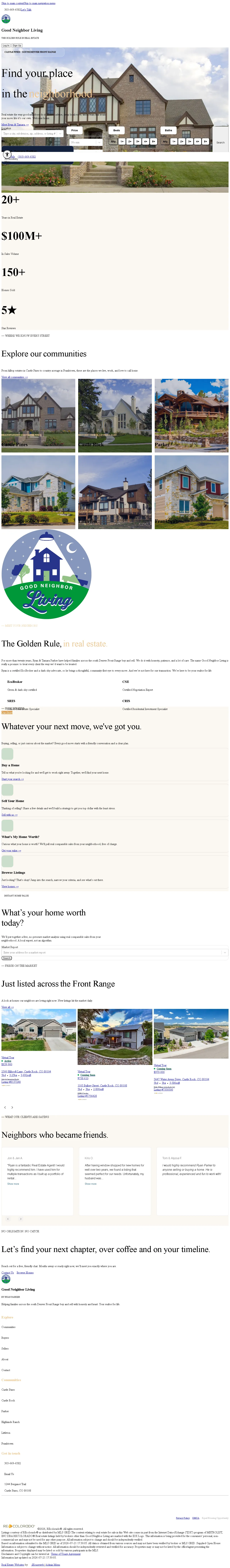 Screenshot of Good Neighbor Living